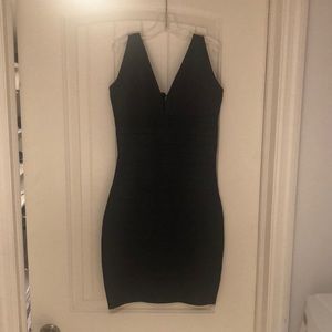 Women’s Black Body-Con Bandage Dress